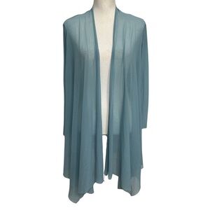Petit Pois By Viviana G. Sheer Duster Medium Light Blue Fairycore Coquette READ